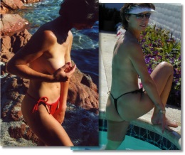 Sexy topless g string bathing suit and topless swimwear by Brigitewear